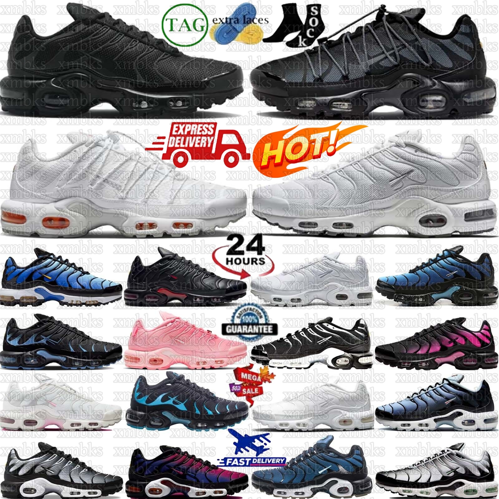 Plus Chaussures de course Baskets Toggle Noir Réfléchissant Sécurité Orange Pure Platinum Femmes Hommes Néon Triple Lisboa Rose Fade Blanc Pivoin