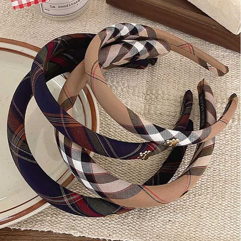 1 Autumn and winter college-style hair band for women fashionable and versatile high head band for pressing hair H260321-image-1098448848