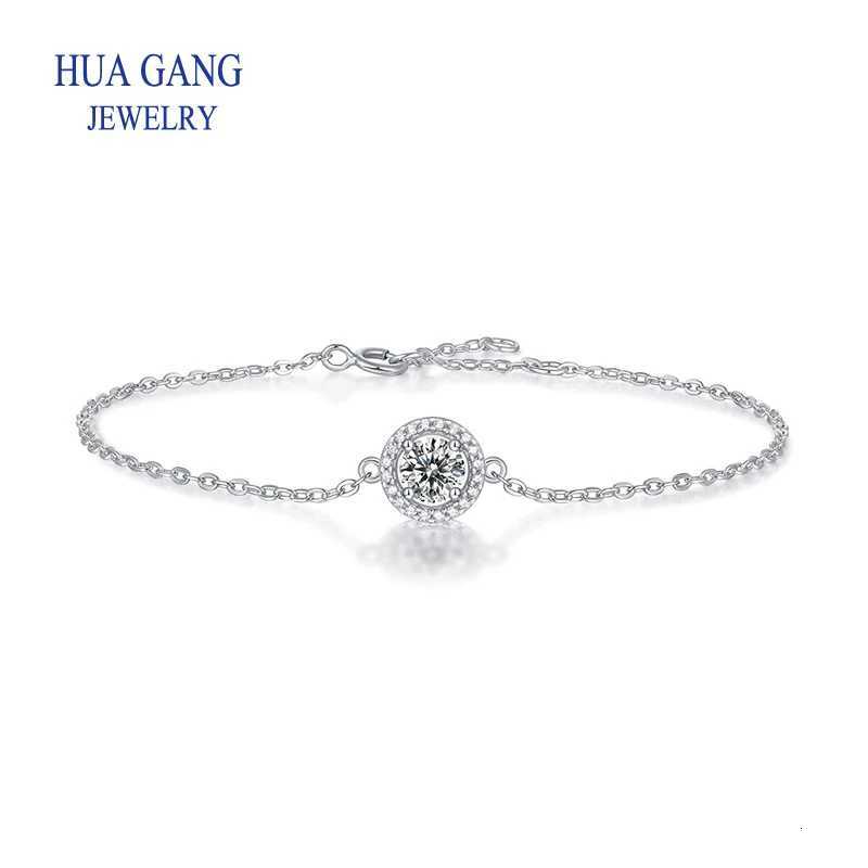 925 Silver Pass Diamond Test Past 05ct Excellent Cut D Color VVS1 Moissanite Wedding Chain for Girls Classic Jewelry H260321-image-1098478759
