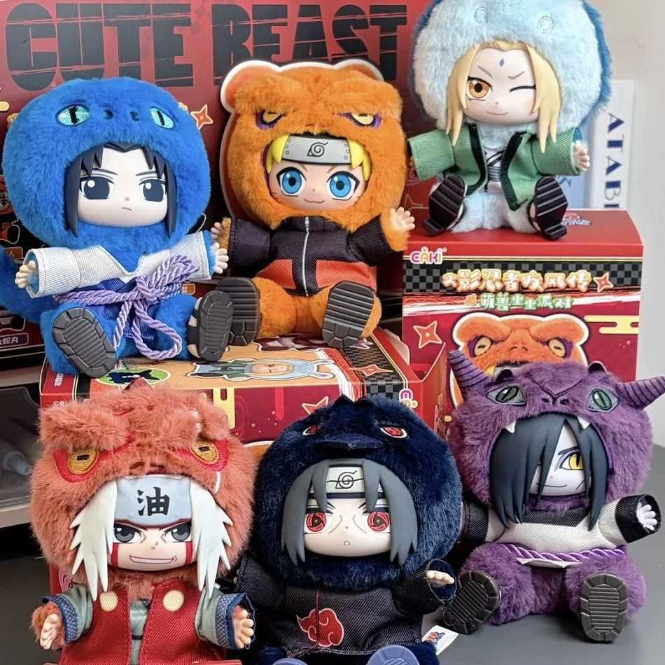 Hot EAKI Naruto Vinyl Plush Blind Box Shippuden Party V2 Series Stuffed Plush Figure Bag Pendant Ornament Doll Toy Birthday Gift D260321-image-1098415791