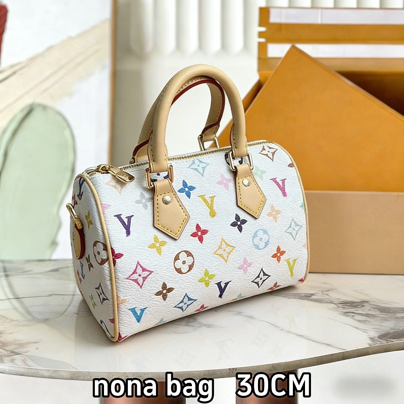 Designer bag Quality High Shoulder Quick Purse Boston Tote Designer Mini Pillow Handbag Womens Crossbody Messenger Bag Classic Design Floral Make sh