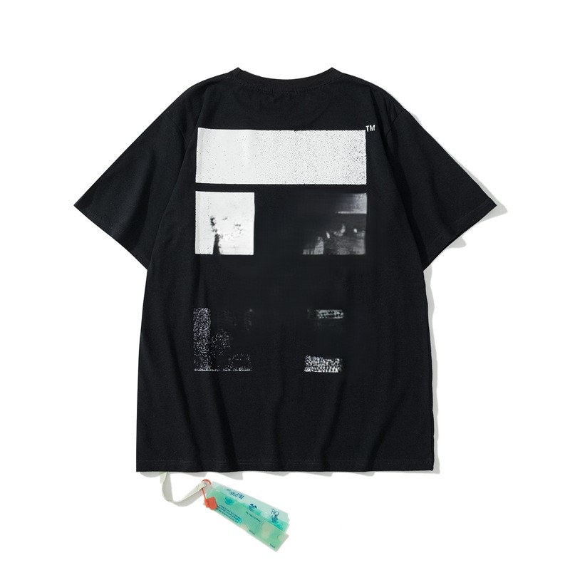 European and American trends casual fashion sports short-sleeved t-shirt men's and women's t-shirt men's t-shirt summer round neck-image-1098428428
