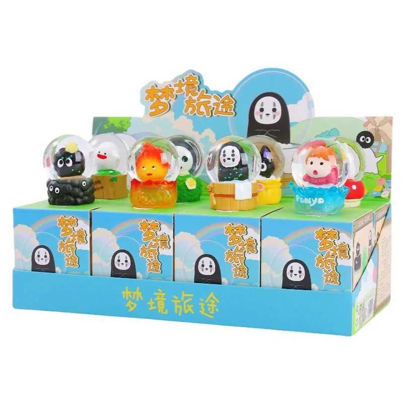 Hayao Miyazaki Dream Journey Crystal Ball Mystery Box Toy Collectible Figure ChildrenS Trendy Blind Box Surprise Gift D260321-image-1098416036