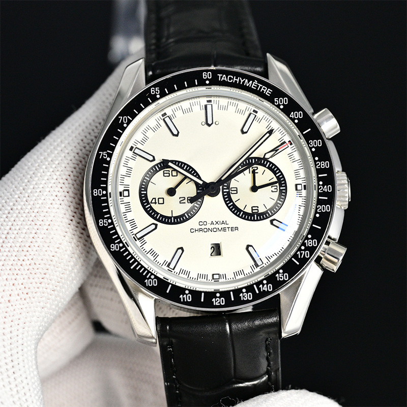 Hot selling luxury super king multifunctional timing, scratch resistant, wear-resistant, fully automatic mechanical men's watch, waterproof nig