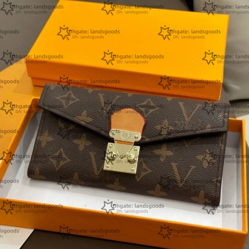 Hot Sale Designers Long Wallet for Women Purse Zipper/Hasp Purse Luxurys Mens Wallets Casual Fashion Daily Outfits Wallets With Box