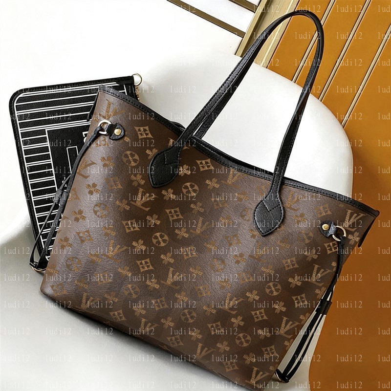 10a Multicolor neverfulltotes Womens crossbody shoulder bag designer handbag high capacity Classic Flower Checked Bag leather mirror quality shoppin