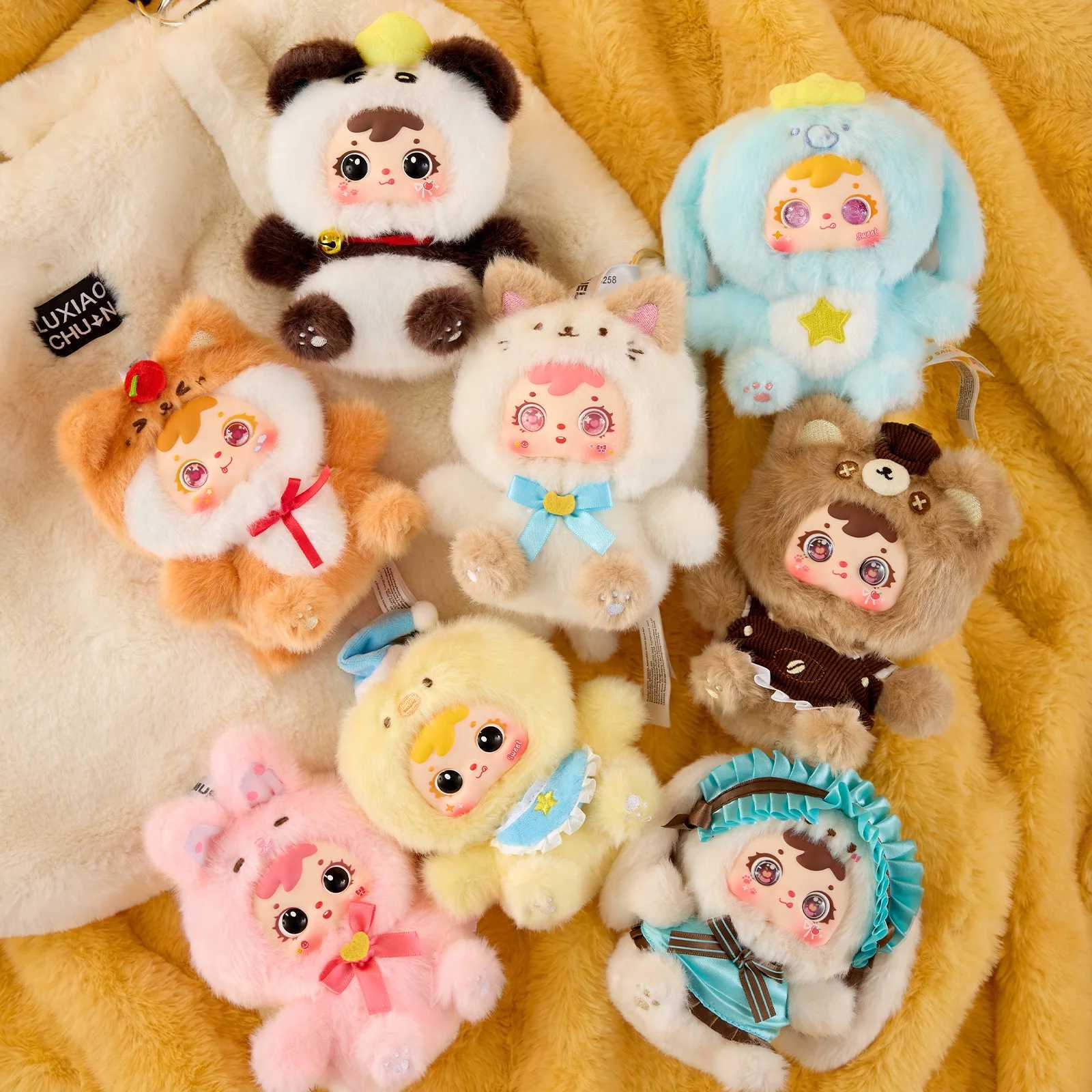 Samuel Cute Theater Blind Box Series Mini Cartoon Animal Plush Figure Stuffed Doll Keychain Bag Charm Accessory Ornaments Gift D260321-image-1098416010