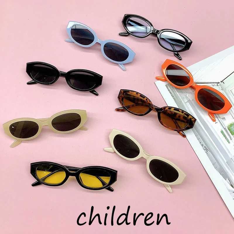 Lunettes de soleil rétro pour enfants pour l'été, lunettes de soleil elliptiques tendance, offre spéciale, D260321