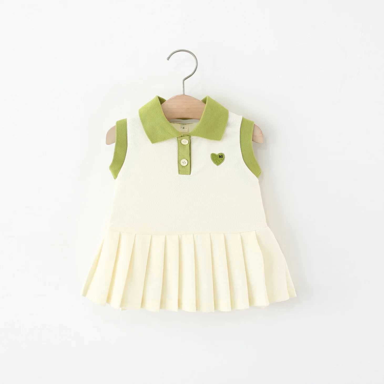 Girls Embroidered Polo Dress Casual Lapel Dress Detail Princess-Inspired Kids Dress for Toddlers Little Girls Ages 28T260319-image-1098409131