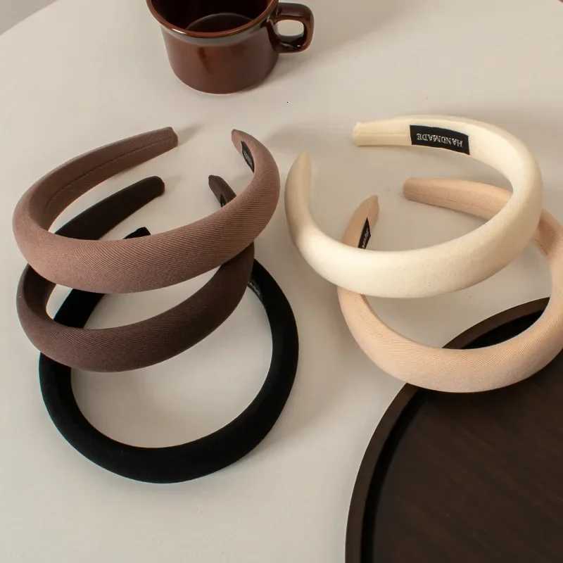 Wide-brimmed Fabric Autumn/winter Hairband Women Wild Go Out Korea Sweet Headband Press Hair Hairband Headband Hair Accessories H260321-image-1098448748
