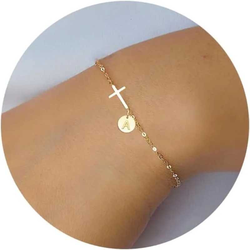 Birthstone Cross for Women Teen Girls Dainty Gold Link Chain Christian Gifts Easter Baptism Religious Jewelry H260321-image-1098476972