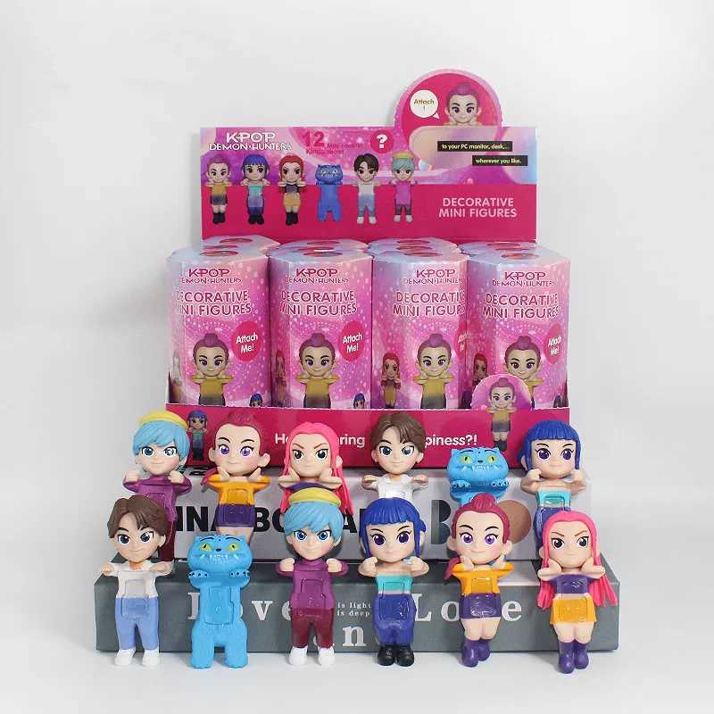 New K-pop Demon Hunters Angel Blind Box PVC Material Mini Anime Character Decoration Childrens Christmas and Birthday Gifts D260321-image-1098415639