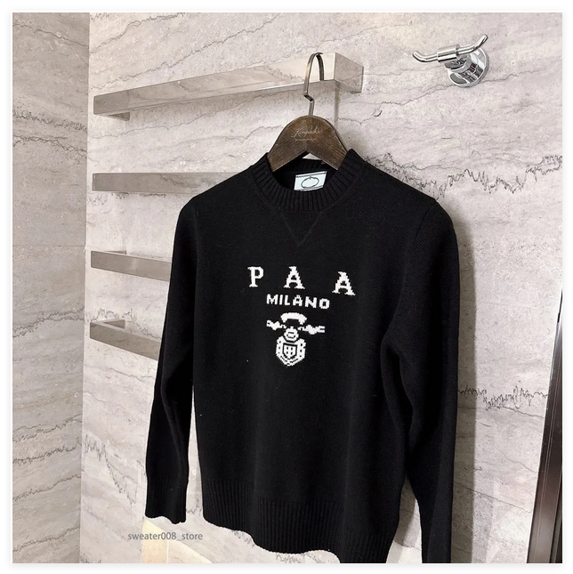 new designer Women's Sweaters Milano Italy Designer Womens Woollen Sweater Knitting Pullover Paris High Quality Flocking Classic Style Luxury S