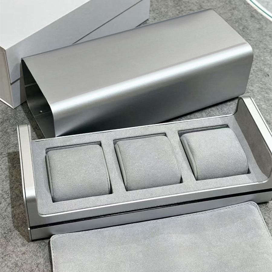 Boîte de montre de concepteur Titulaire de la carte en aluminium Porte-monnaie de poche Porte-carte d'identité de crédit unisexe Porte-monnaie de