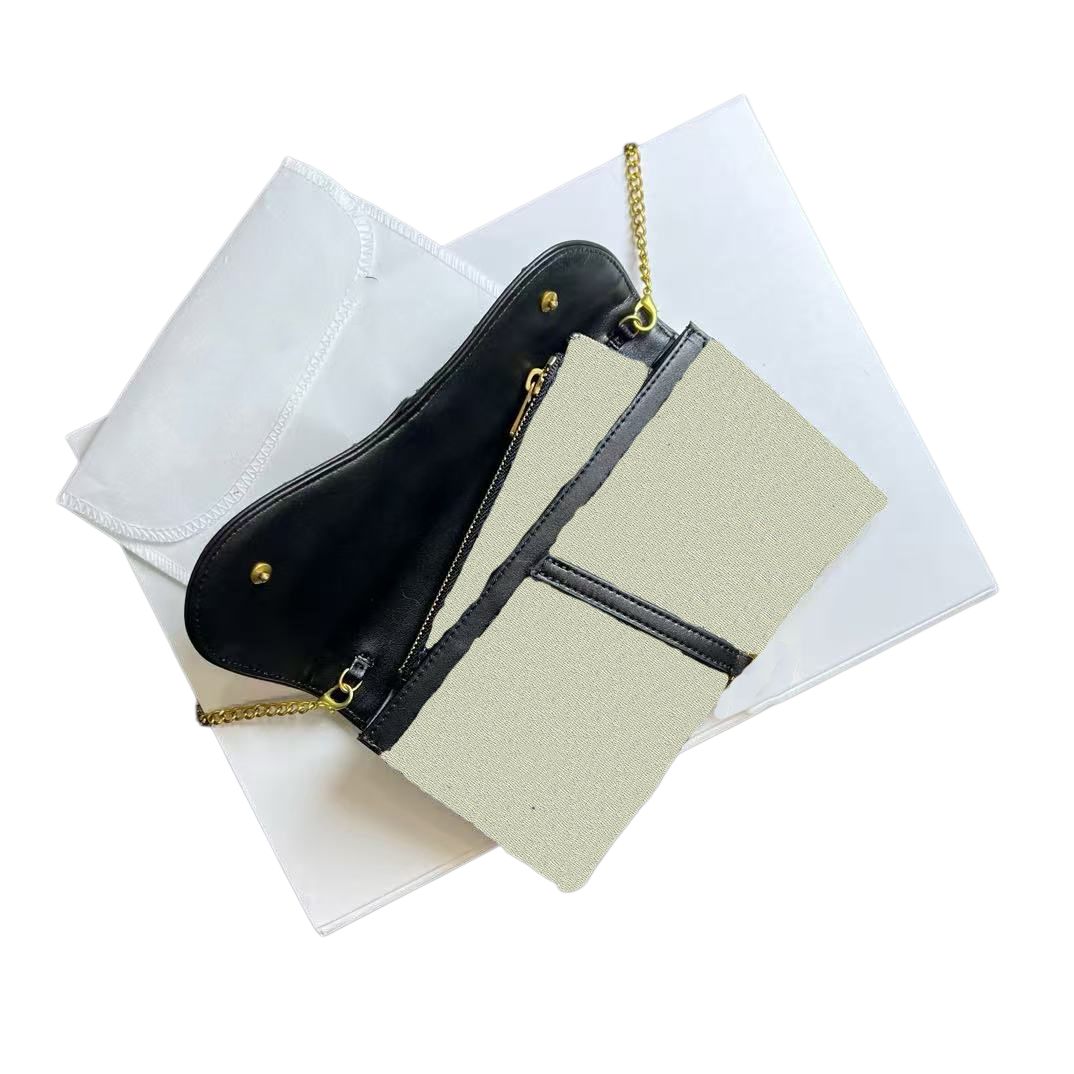 High-quality luxury designer wallet, women's card storage wallet, flip button wallet can be a one-shoulder backpack, original luxury brand prod