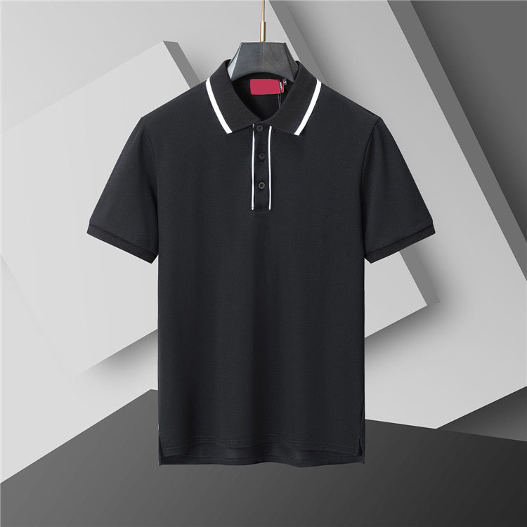Men's Plus Tees & Polos Round neck embroidered and printed polar style summer wear with street pure cotton bga-image-845956001