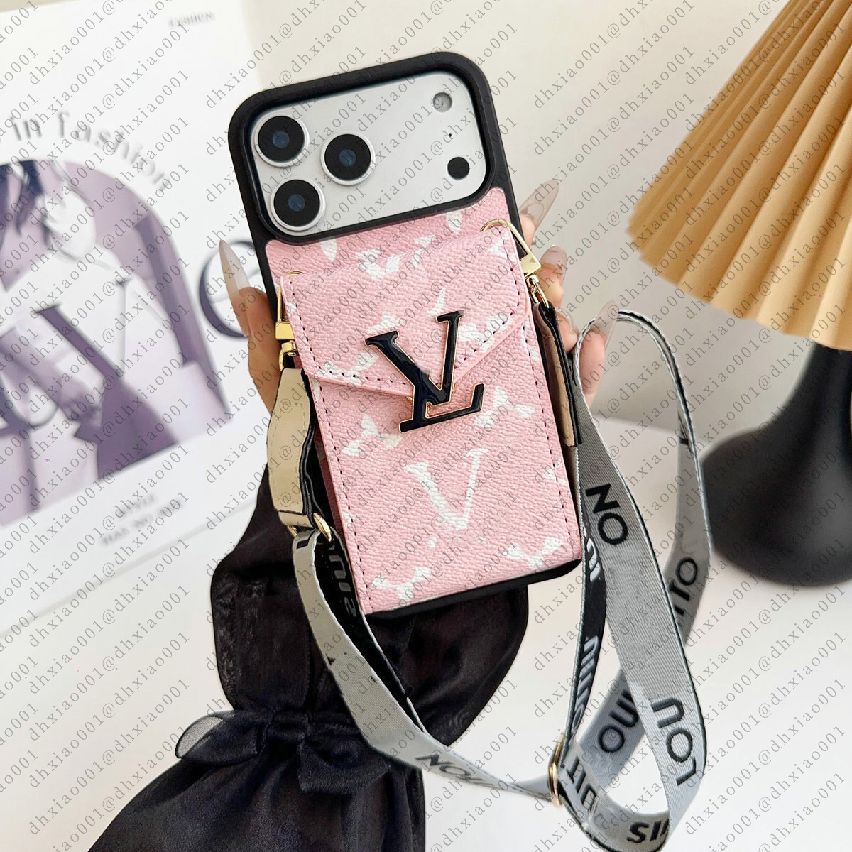 Designer IPhone Case Leather Phone Case For iPhone 17 Pro Max 15 14 13 12 11 ProMax 16 Plus XS Max XR Samsung S24 Ultra S23 S22 Case Wallet Card Poc