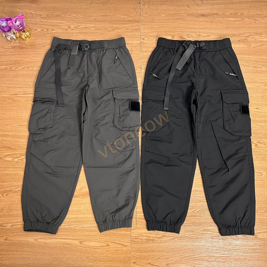 Standone Cargo pants designer shorts Summer Men's metal cotton five quarter pants single-layer pocket shorts swim shorts sts pants 5A quality