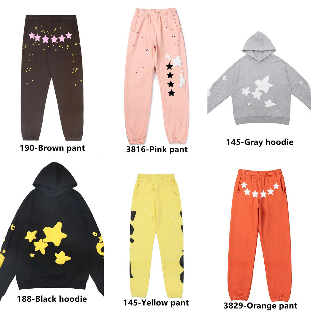 Spider Hoodie Sweatshirt Cobweb Graphic Mens Pants Hoodies Womens Graphic Pullover Young Thugs Long Sleeve Streetwear Cotton Tech Fleece Pink Spyder