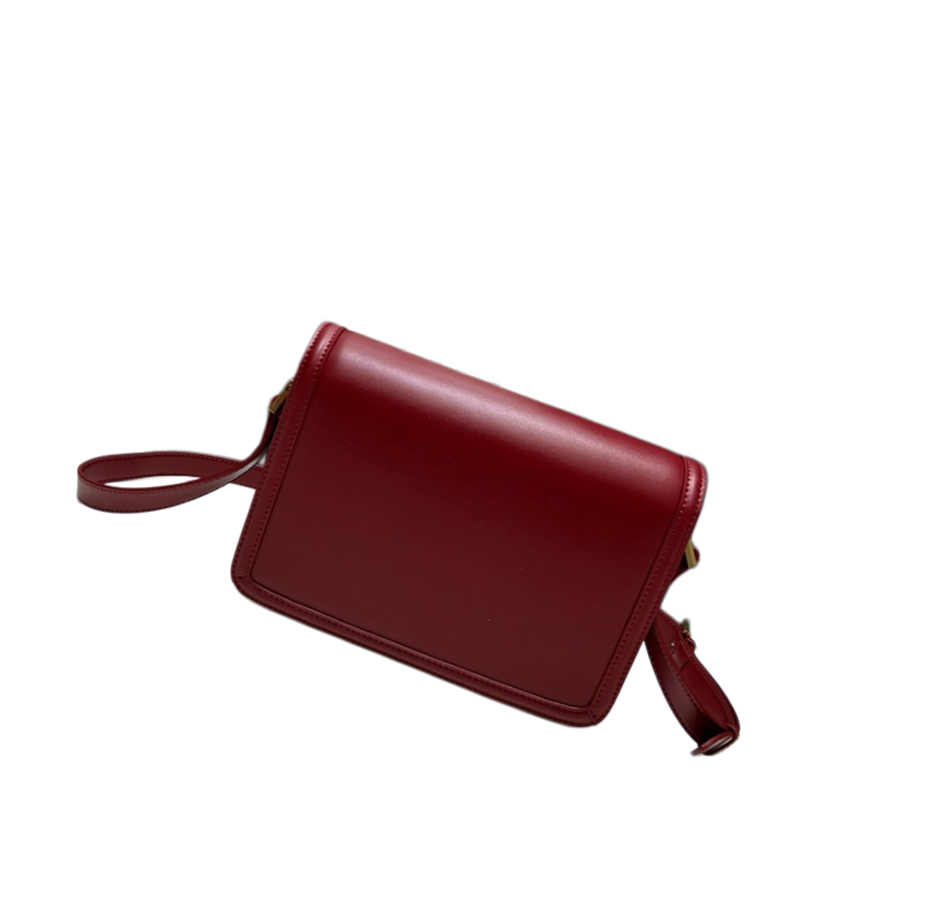 Genuine leather Woman bag Shoulder bag handbag Tote purse clutch brand designer women messenger bag cow leather black burgundy 23cm