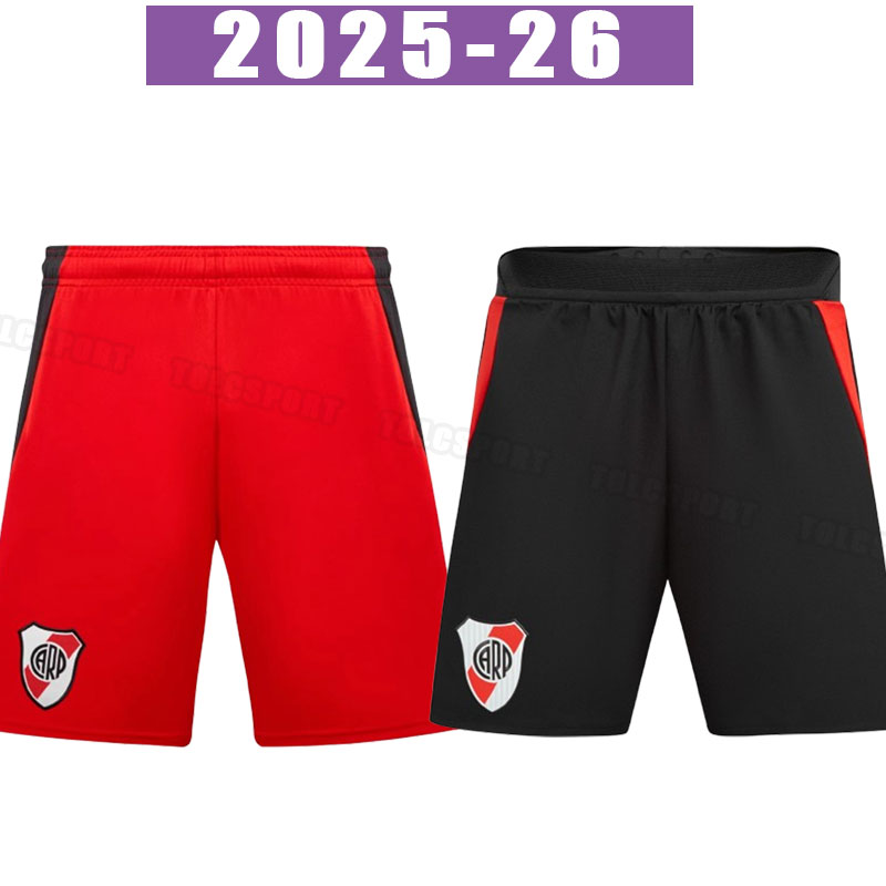 25/26 River Plate soccer shorts plates 2025 2026 FERREIRA M.BORJA PRATTO DE LA CRUZ PONZIO BORRE PINOLA Men football pants home away third-image-929111924