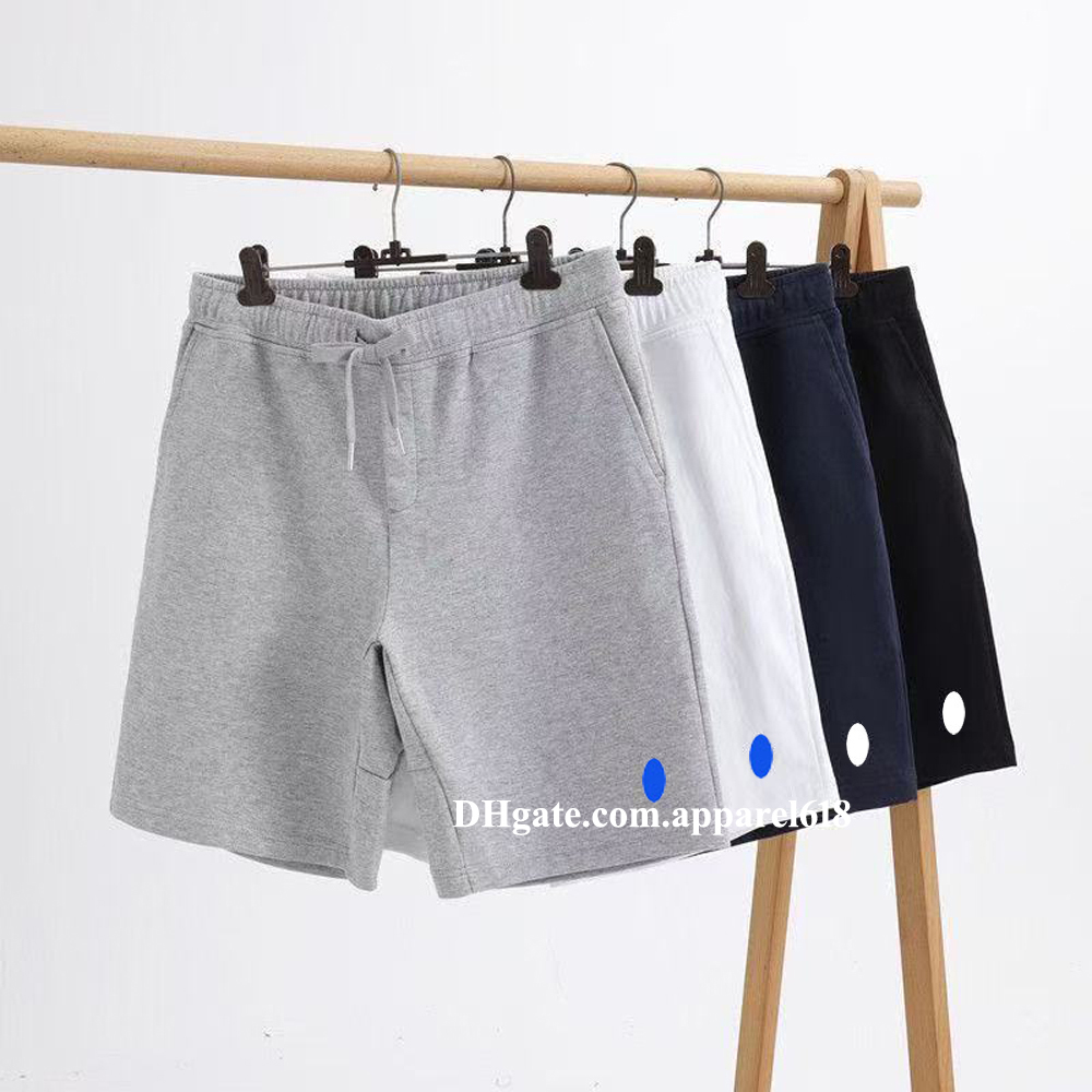 polos shorts men designer t shirt set trendy white black cotton sports casual loose knee length short pants big size 3XL summer clothes