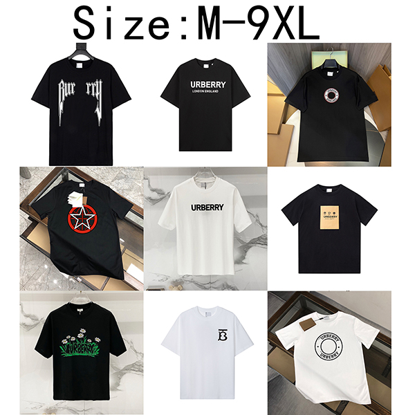 Men's Plus Tees Polos 100% Cotton Short Sleeve T-Shirt for Men Women, 9XL Plus Size Big and Tall Tee, Breathable Streetwear, Fits Up to 160kg,