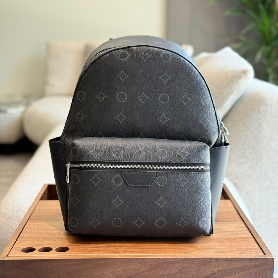 Sac à dos de créateur en cuir pour hommes, classique, loisirs, affaires, motif de lettres, confortable, haut de gamme, sport scolaire, petit sac