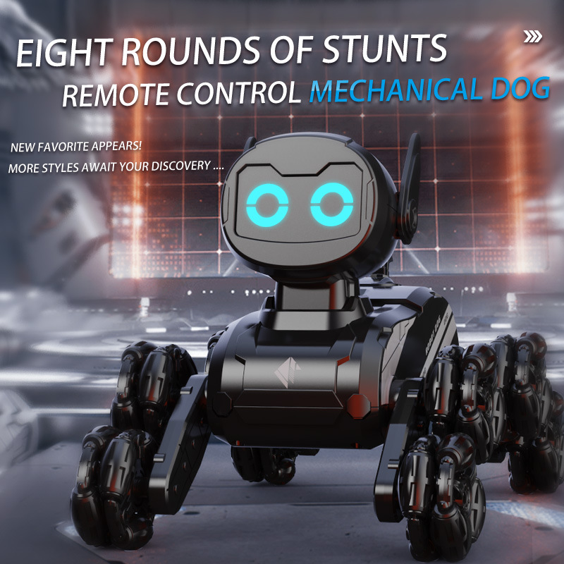 LED Smart RC Robot Toy Gesture Sensing Programmable Interactive Robot for Kids-image-1098848459