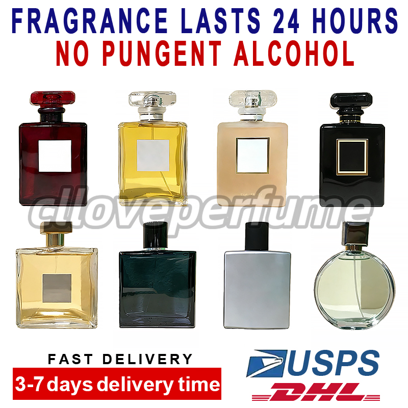 Receipt Luxury Designer Parfum For Women Men Fragrances Cologne Unisex 100ml 3.4oz Originales Eau De High quality perfume fragrance lasts 24 hour-image-1093801846