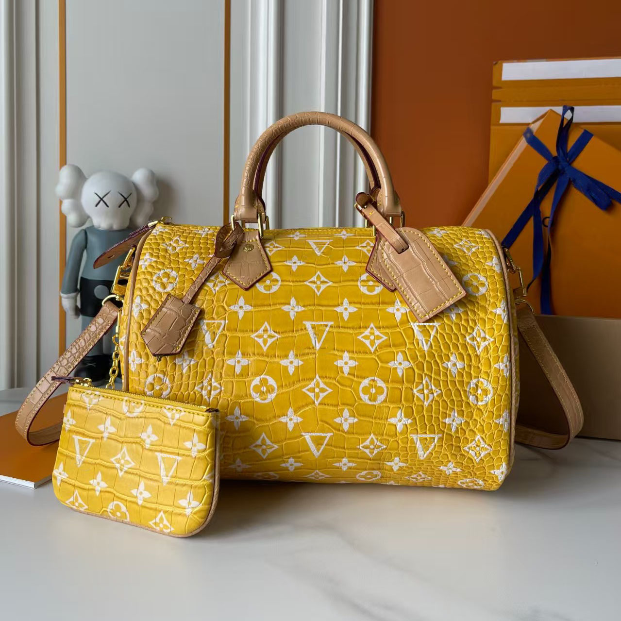 2026 Top Designer Mini Nano 31cm Handbag Women's Leather/Denim Crossbody Bag Luxury Brand Embossed Tote Bag Brown Pattern Handbag Designer Bag