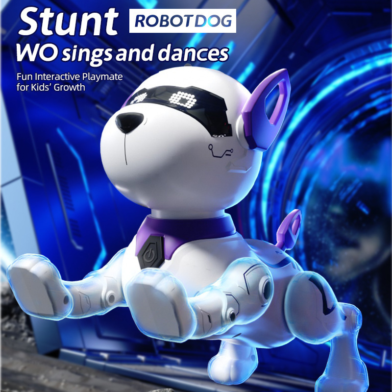 Smart Programmable Stunt Robot Dog Touch RC Interactive Pet Toy-image-1098852252