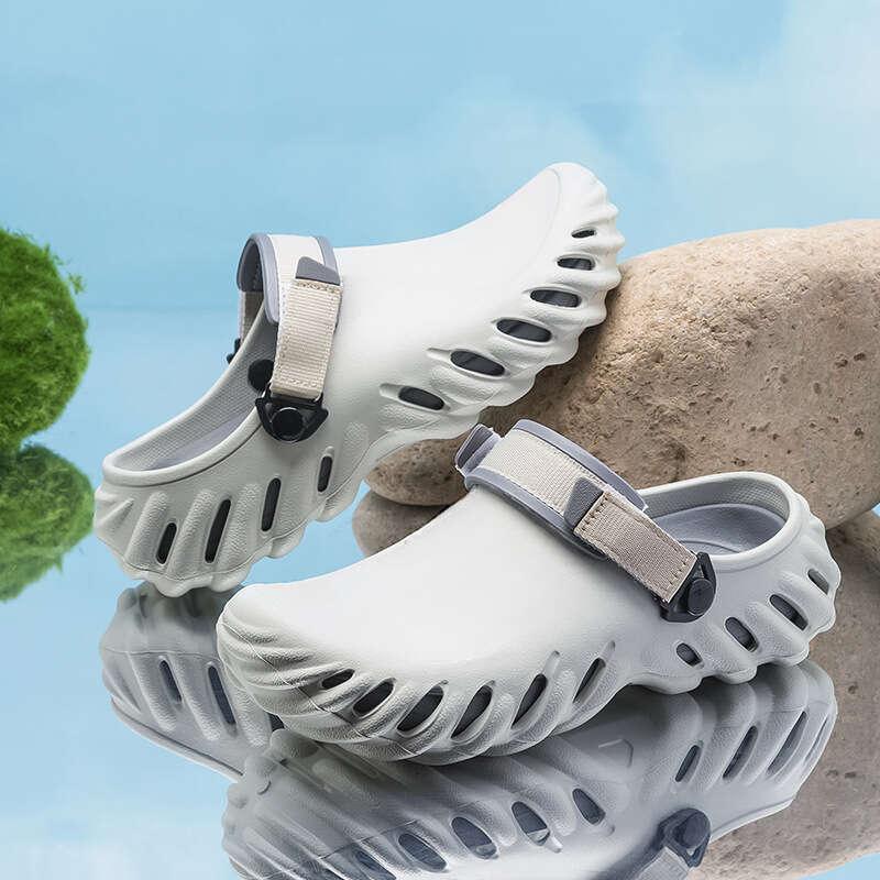 designer slides mens sandals white grey army green black deep blue khaki brown style bobo shoes hole shoes pool beach shoes soft sole sandals outdoo