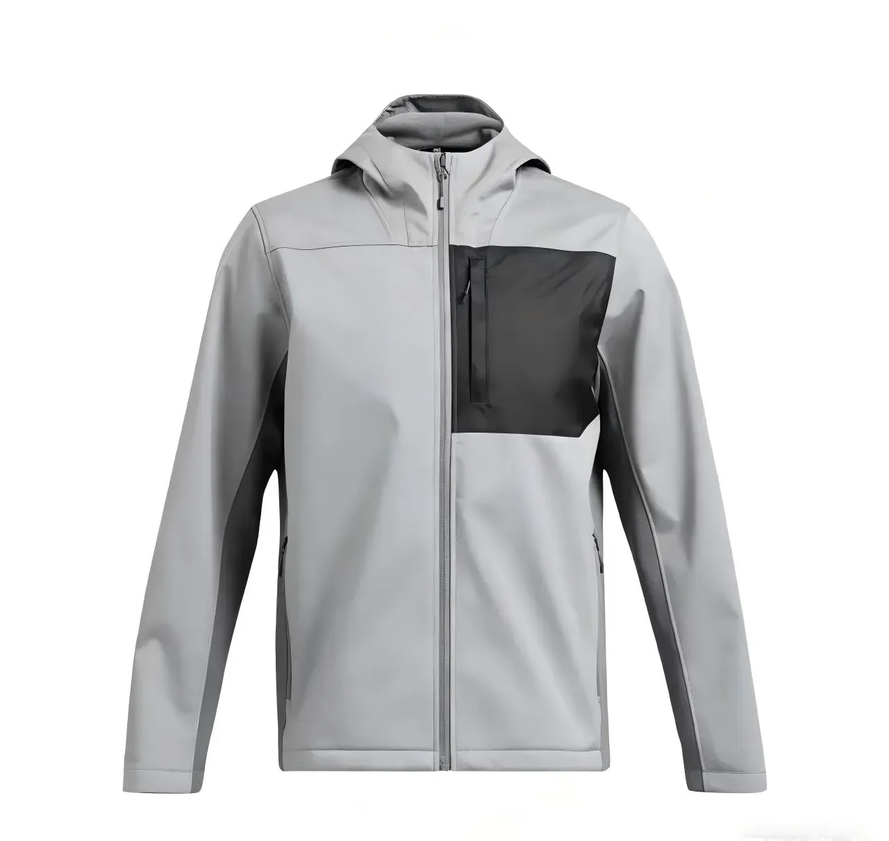 Designer Mens Jacket stand-up collar Storm ColdGear Infrared Shield2.0 Hooded Stand-up Collar Waterproof Windproof Hooded Long Sleeve Jacket Windpro