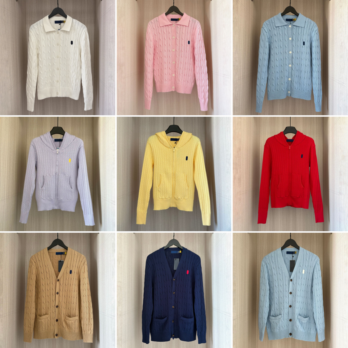 polo sweater women designer clothes sweaters pull cardigan Polos knit cardigans Shirts Woman Classic Sweatshirt Tops Embroidery Shirt size S-XL