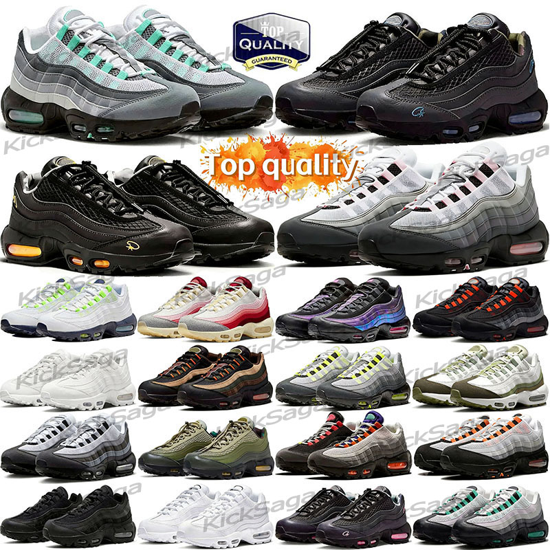 Livraison gratuite Designer 95 95s Chaussures de course Triple Black White Tour Jaune Aegean Storm Sequoia Rose Bleu Spark Neon Outdoor hommes fe