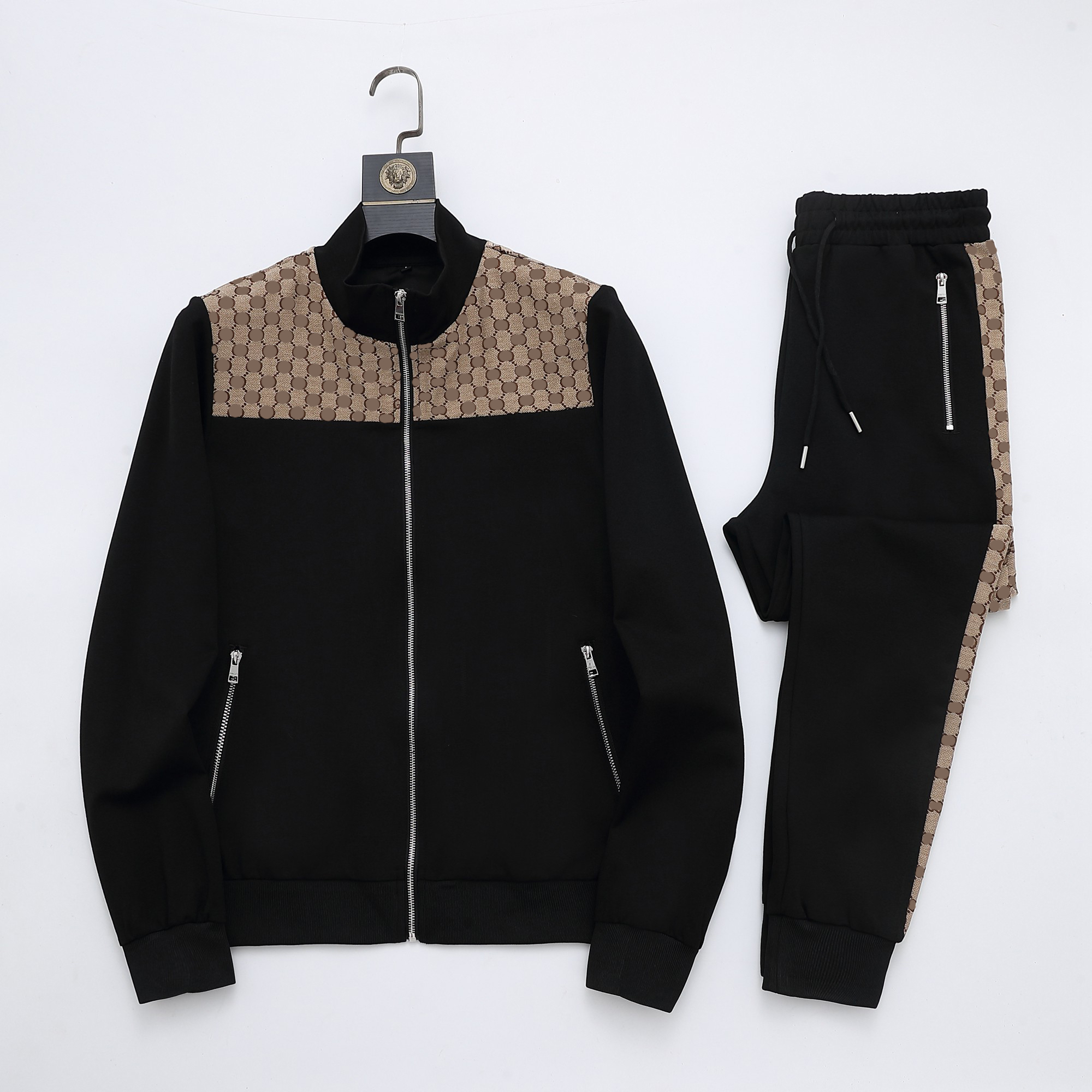 26G Mens Tracksuits Sportswear Set 100%Cotton Winter Embroidery shooter warm women Y2k hoodies Designer long sleeve hoody pullover with pants