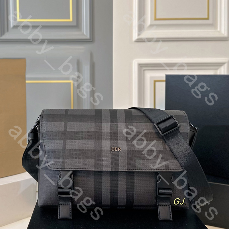 Borsa a tracolla da uomo a quadretti Borsa a tracolla a tracolla di design Borsa a mano di alta qualità Borse a tracolla impermeabili Zaino -15 DPD2