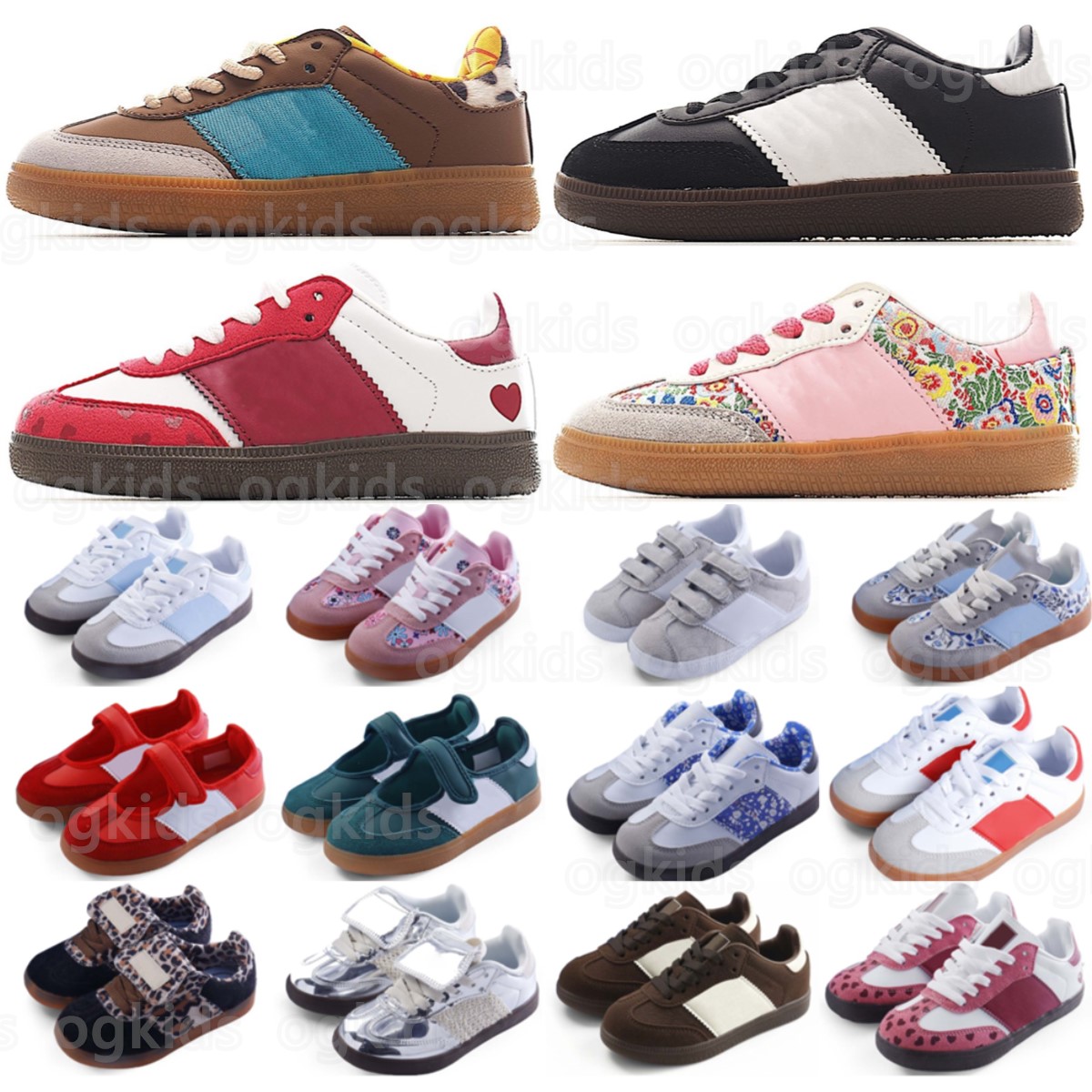 kids running shoes toddler sneakers designer brand children black silvery Pink trainer blue street outdoor Youth baby shoe size 22-36-image-964638599