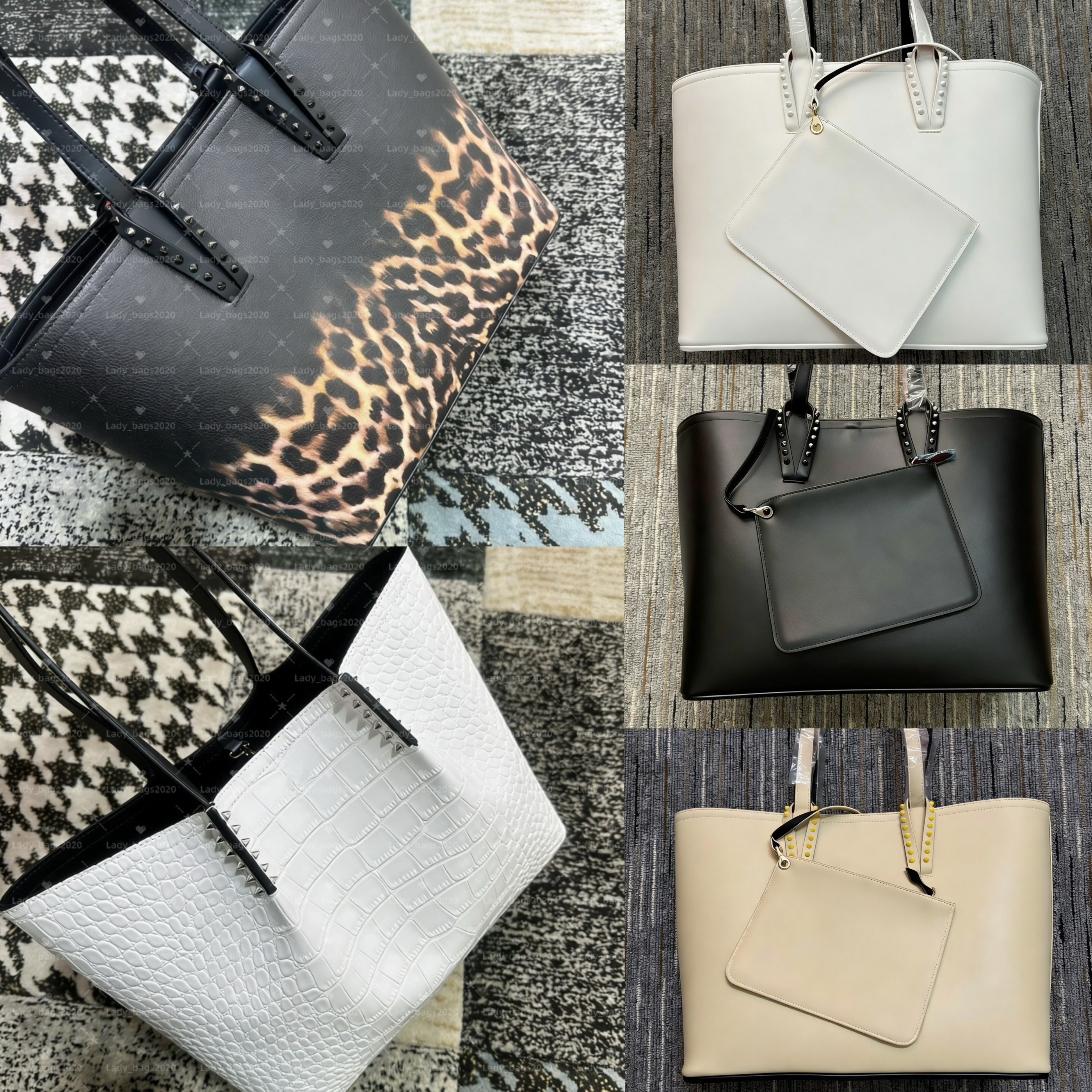 10A Femmes Rivet Sacs Totes Designer Bottom Sac En Cuir Véritable Grande Capacité Sacs À Main Chaîne Composite Sacs À Main Bourse Style Étranger