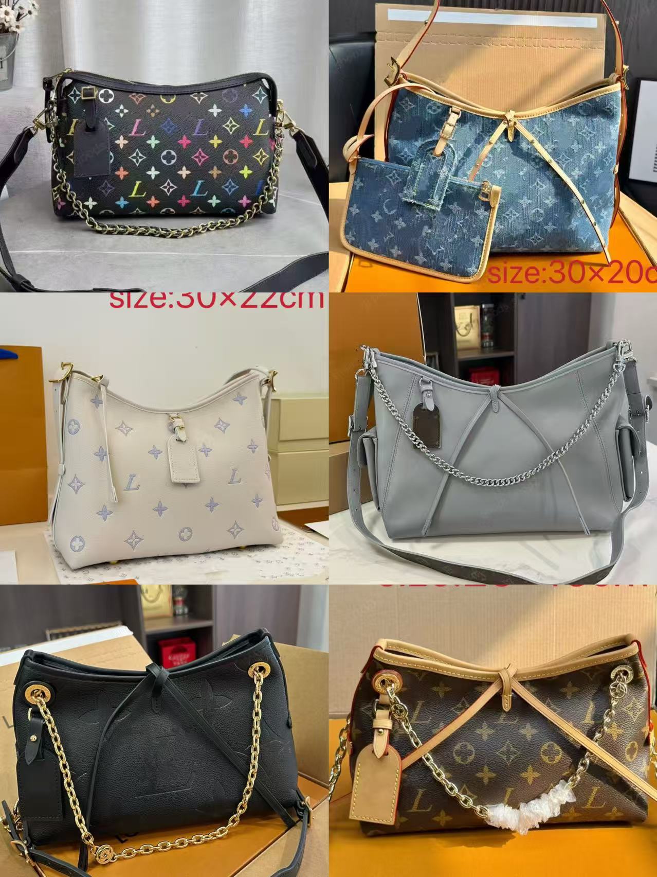 Top-quality Carryall BB Tote Bag East West handbag classic Monogram monogram canvas leather trim women's wallet designer bag New design Luxury