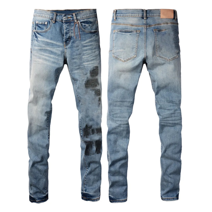 jeans designer mens jeans pants designer jeans for mens High-end Quality Straight blue Retro Streetwear Casual Sweatpants Joggers Pant eur size 29-4