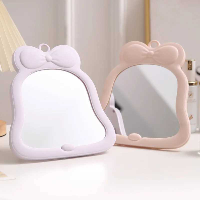Design Small Mirror Makeup Travel Portable Macrame Creative Mirror Kawaii Dorm Standing Espelho Decorativo Home Decoration H260324-image-1098901687