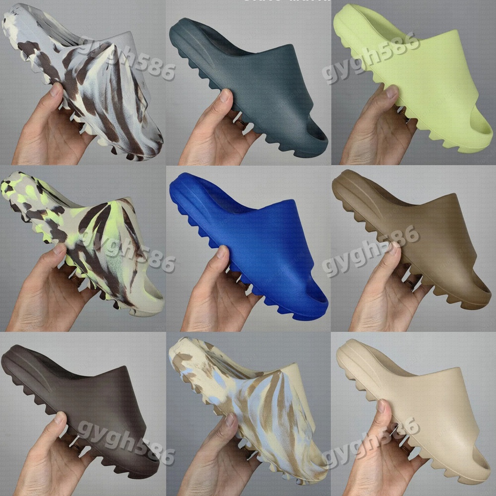 Designer Men Women Slides Slippers Sandals yellow Cinder Sand Bone Resin Stone Sage Slate Grey Vermilion Slide Slipper Mens Womens Shoes Summer Beac