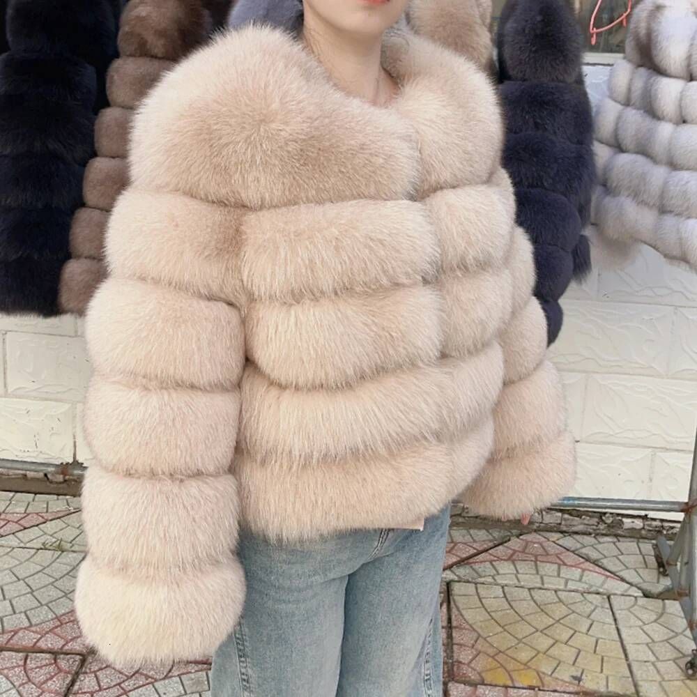 QUEENTINA Coat Winter Women'S Fashion Brown 2026 Leather And Skin Clothing Natural New In Coats Jackets Outerwear