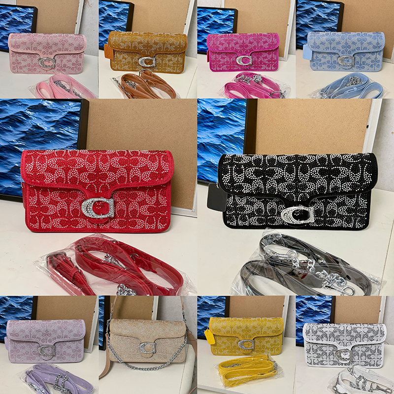 Sac de créateur nouveau sac à bandoulière femme sacs de diamant chaîne à main petit sac carré diamant d'eau nouveaux sacs fourre-tout sac sous le