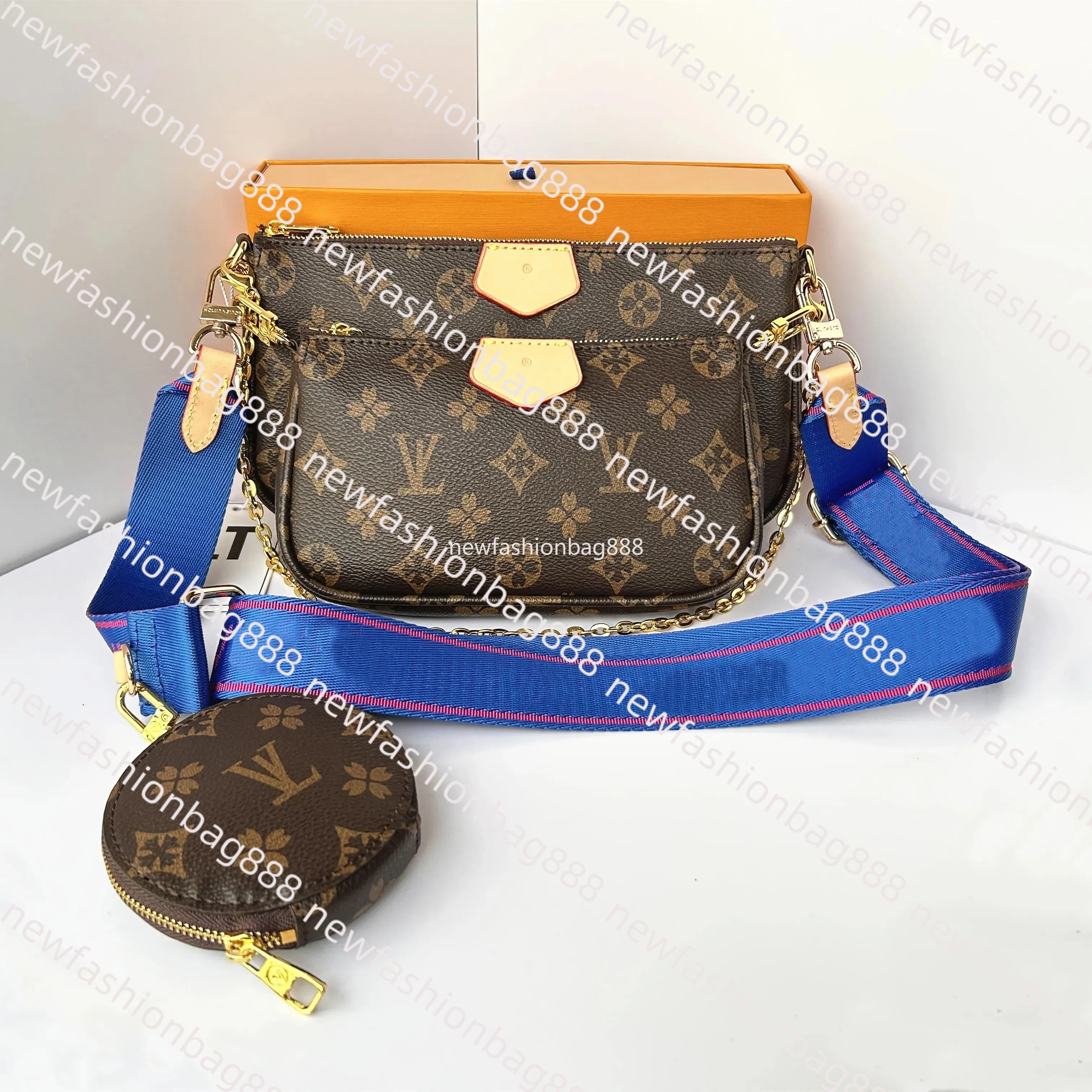 Top quality Ladies Designer Tote Bag Fashion Multi Pochette Retail Metal Leather Women's Crossbody Handbag Casual Shoulder Bags Evening Bags