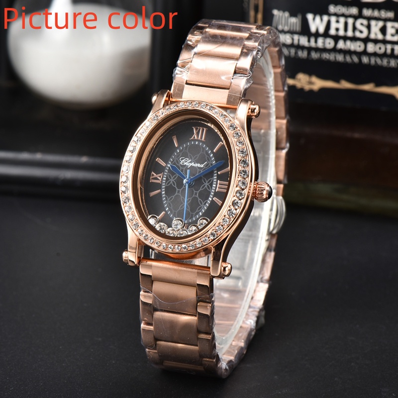 Chop Wrist Watches for Women 2026 Womens Watches Three needles Quartz Watch Top Luxury Brand Diamond designer Clock Leather And Steel Strap Fashion
