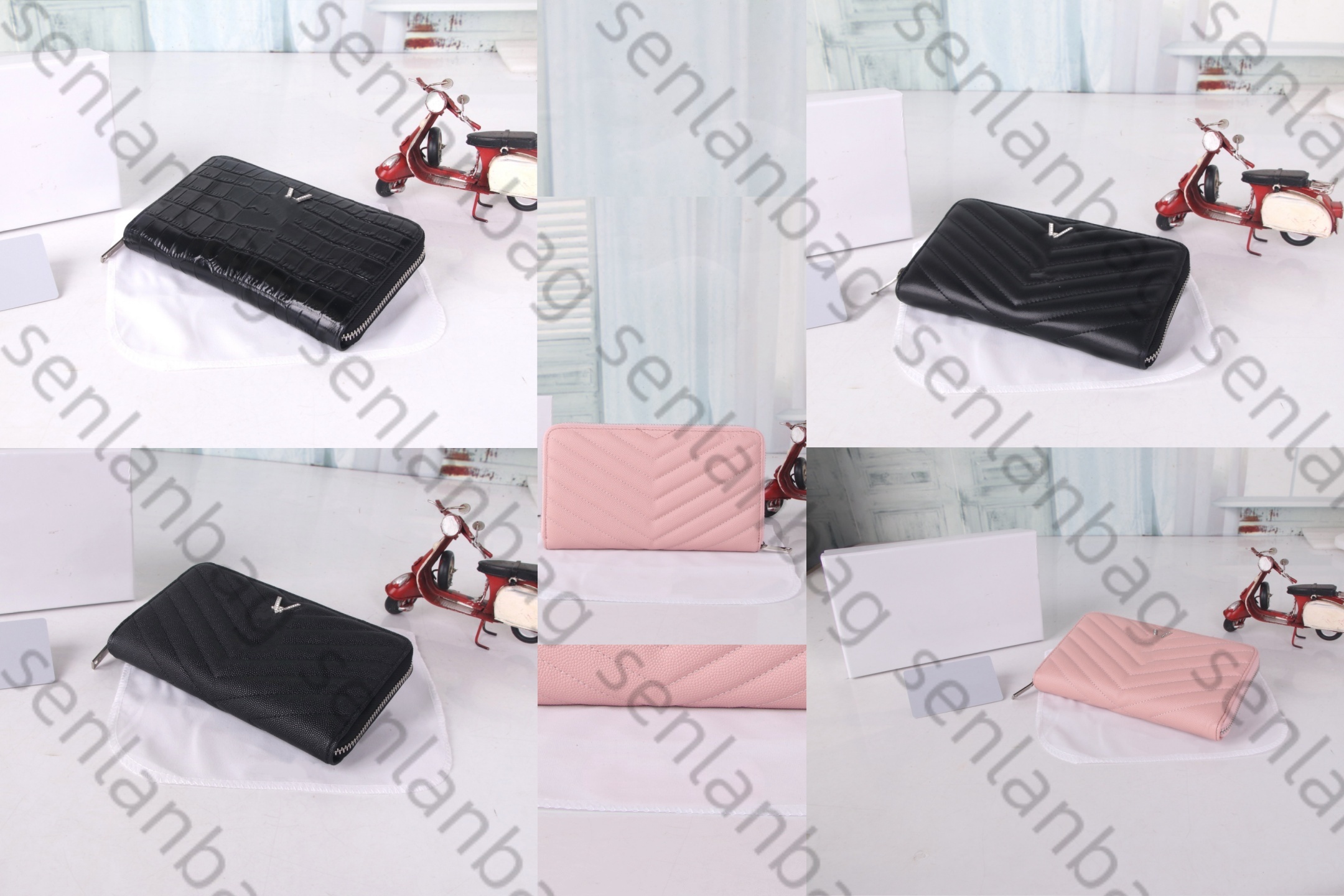 10A Top Designer Luxury Wallet Crocodile Pattern Fashion Wallet Trendy Zipper Bag Luxury Banquet Bag Exquisite Packaging50097