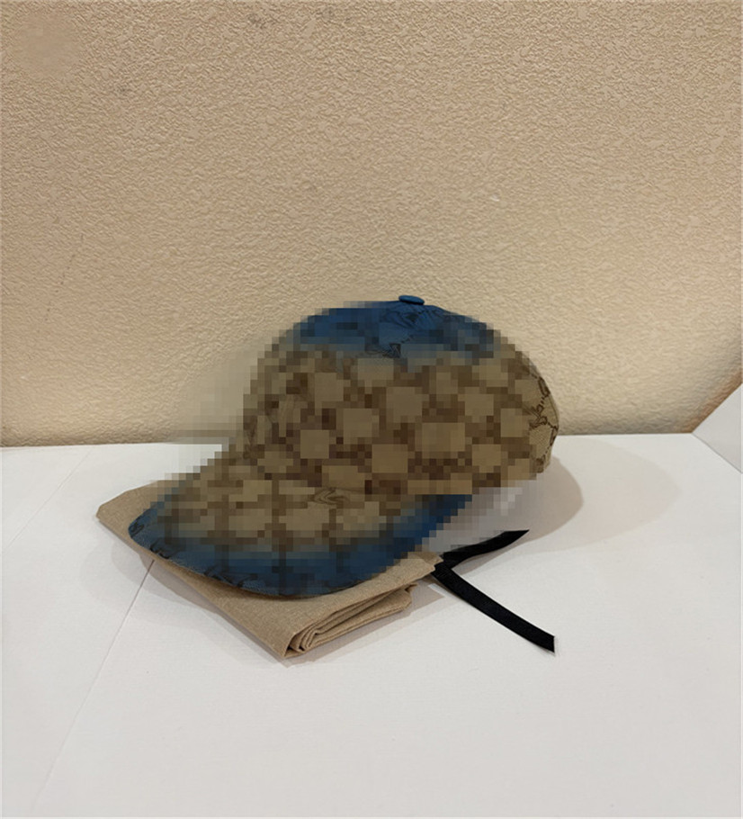 Fashion mens designer Baseball hat woman fashion snapback Letter Sun cap Classic summer Brown canvas truck hat A19